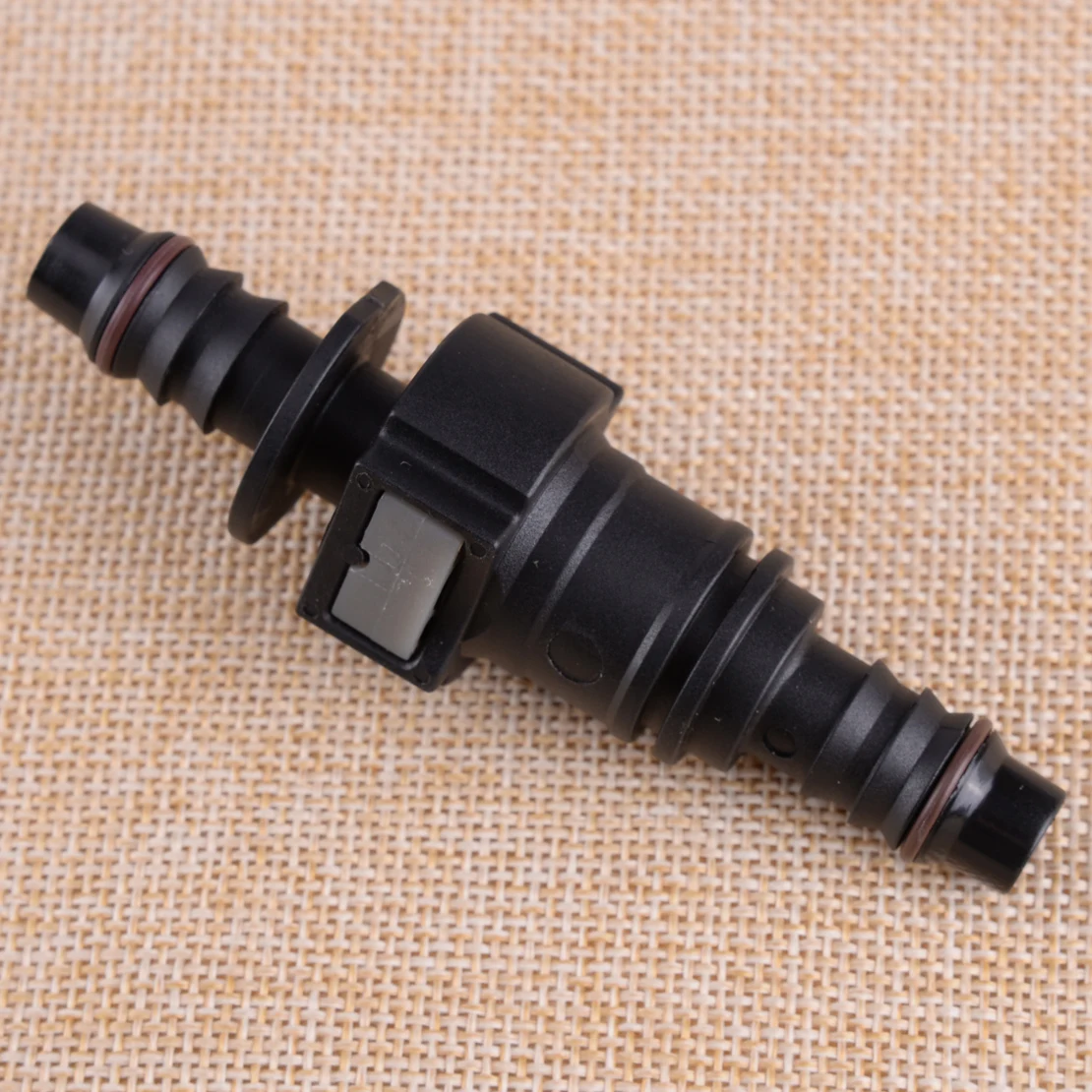 

CITALL 11.8MM SAE Male & Female 3/8" 10MM Straight Quick Release Connect Connector for Nylon Fuel Line Rubber Hose Coupler