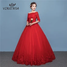 Модные Красные кружевные аппликационные Свадебные платья размера плюс бальное платье с коротким рукавом на шнуровке длиной до пола сексуальное платье с вырезом лодочкой