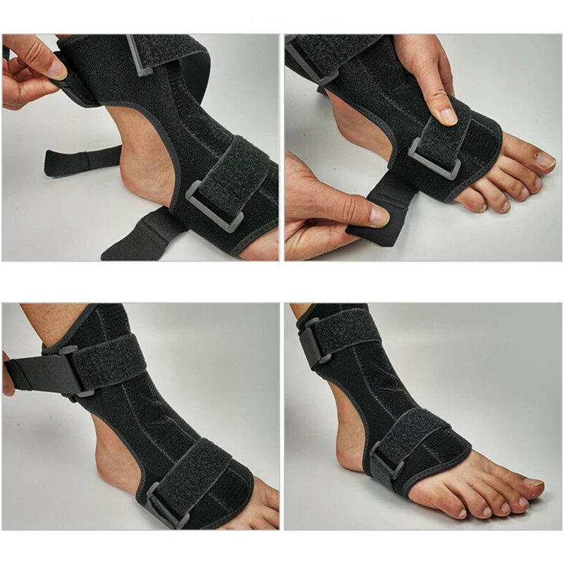 Foot Orthosis Stabilizer Adjustable Drop Foot Orthotic Brace Support Pain Relief Ankle Splint Support