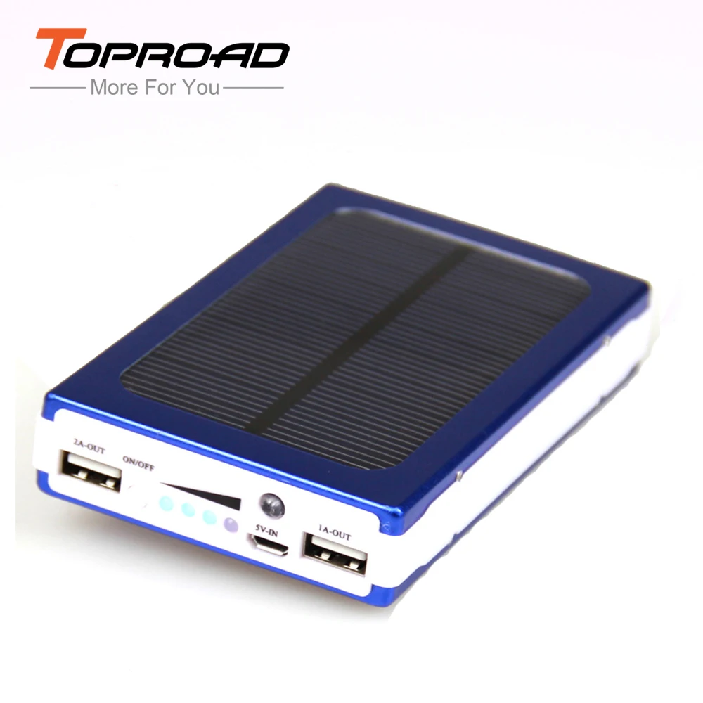 Solar Power Bank 8000mAh High Capacity Portable Universal Solar Panel