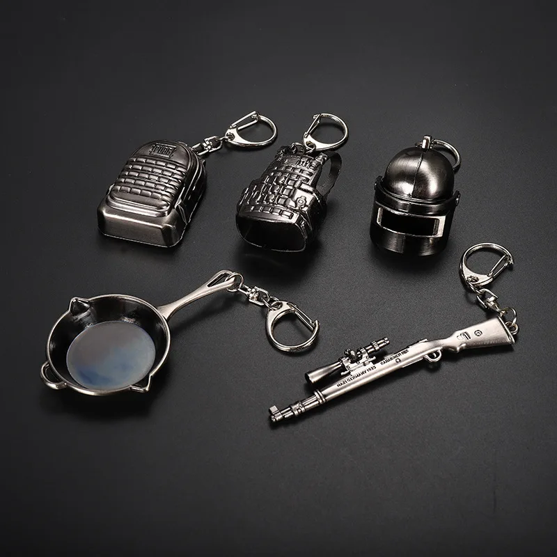 

Free shipping 2019 new Don't hang zhou set frame to eat chicken desperately seiko key chain hangs five 98 k pan triple head
