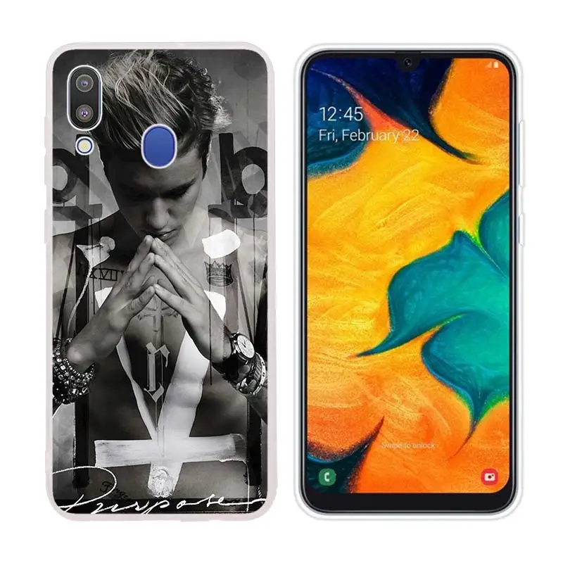 Silicone Phone Case JUSTIN BIEBER SINGER Printing for Samsung Galaxy A70 A50 A40 A30 Phone bag Cover