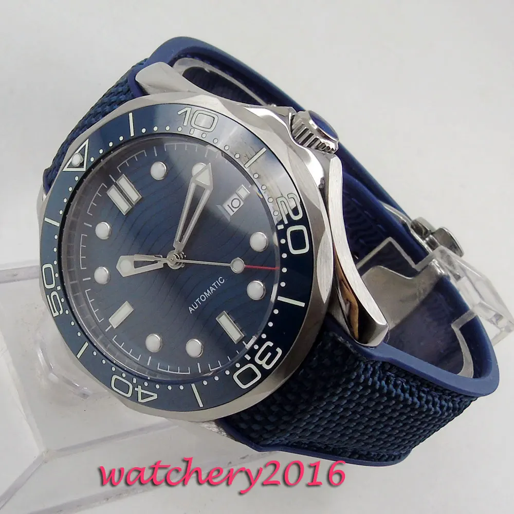 

BLIGER Luxury Brand Date Men Watches Fashion Creative Automatic Wristwatch Rotating Ceramic Bezel Male Clock Reloj Hombre
