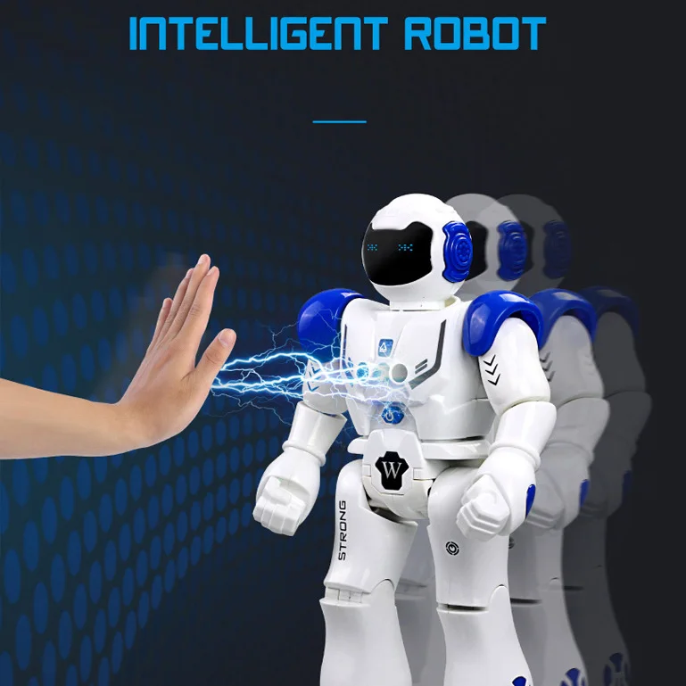 

IMULLS RC Robot 9930 Mechanical Police Intelligent Song Robot Remote Control Robot Programming Children Toys Gifts FSWB