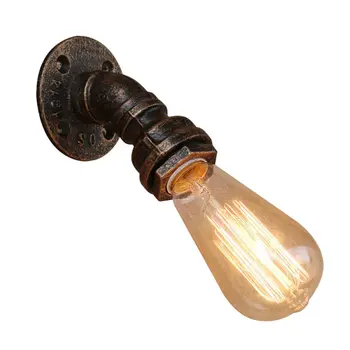 

BG801 retro industrial simple 110V-240V antique iron pipe small wall lamp loft light bar retro European and American cafe deco