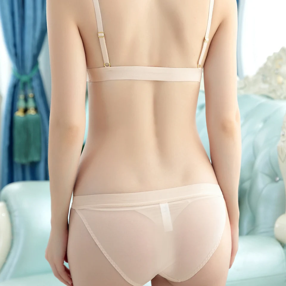 Модный комплект женского нижнего белья без косточек с вышивкой в виде звезд, сексуальное прозрачное женское нижнее белье с глубоким v-образным вырезом