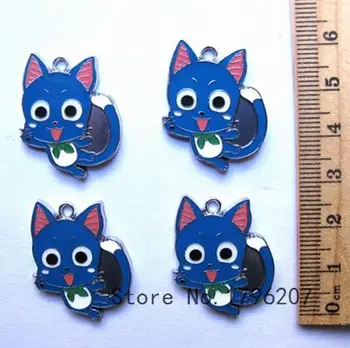 

50 pcs Cartoon Fairy Tail DIY Enamel Metal Charm Pendants DIY Jewelry Making Mobile Phone Accessories P61
