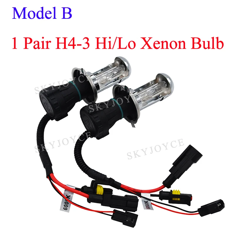 2020 SKYJOYCE 12V 24V Быстрый Яркий 75W HID комплект H4 Hi/Lo луч лампа 4300K 6000K 8000K балласт