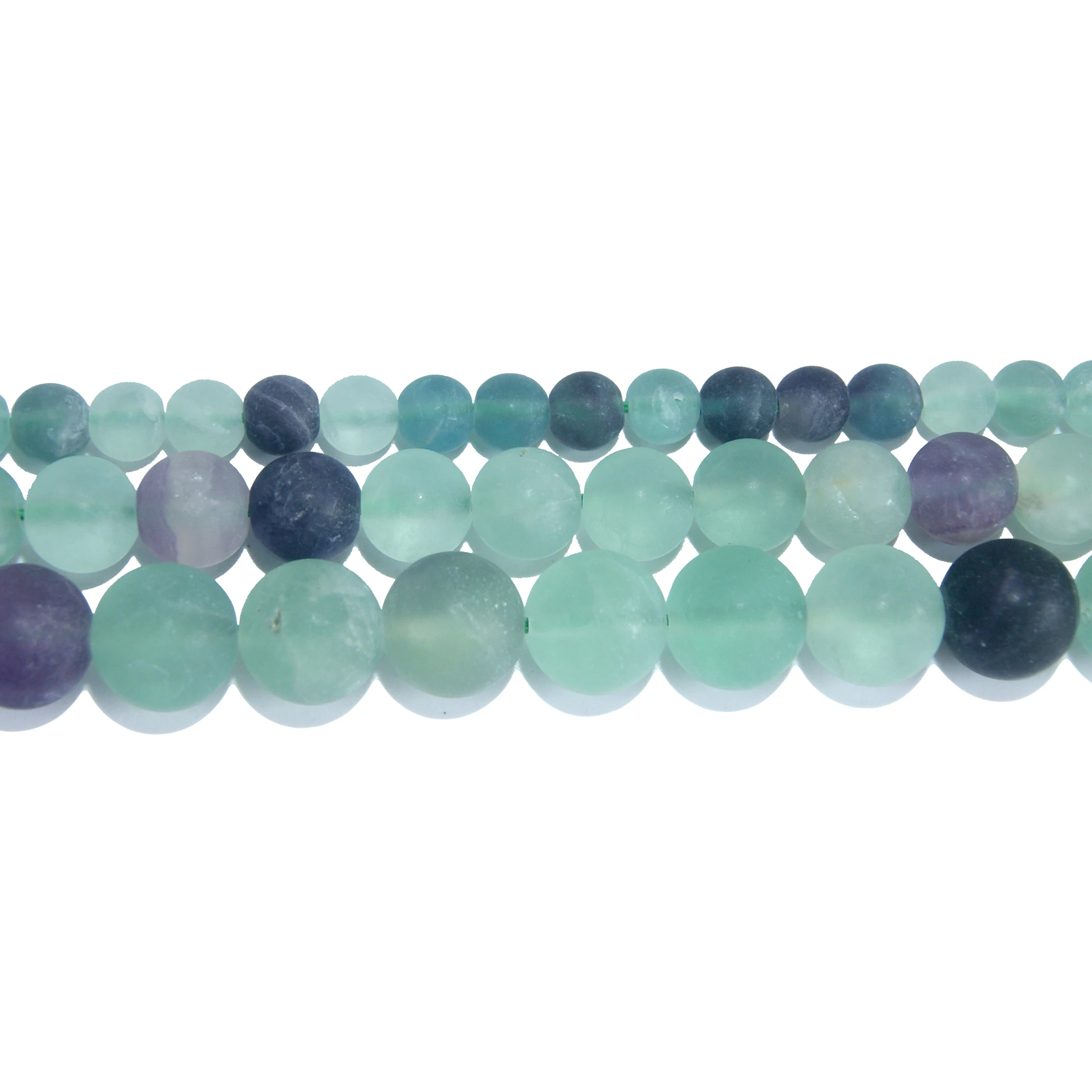 

Wholesale Dull Polish Natural Stone Fluorite Round Beads 6 8 10 MM Pick Size For Jewelry Making DIY Bracelet Necklace Material