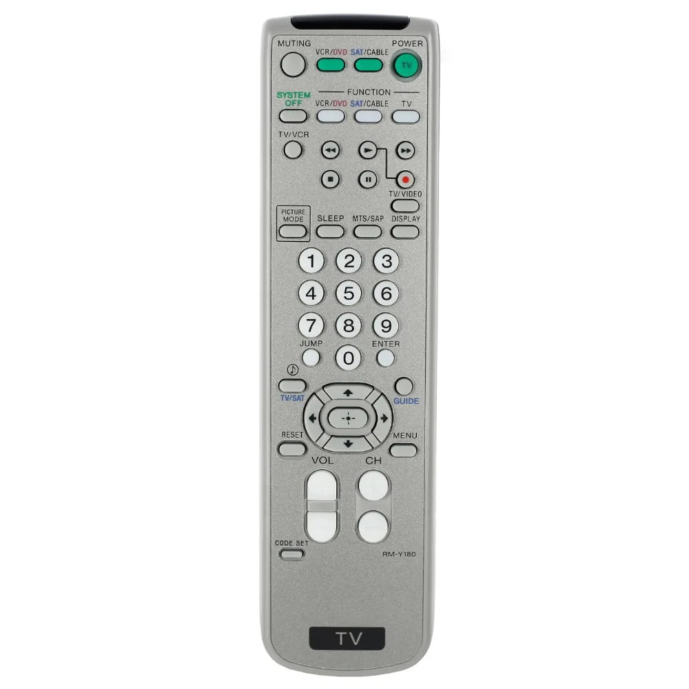 Новый дистанционный пульт RM-Y180 для sony ТВ VCR DVD KV-20FV300 KV-27FA310 KV-32FS320 KV-29FS120 |