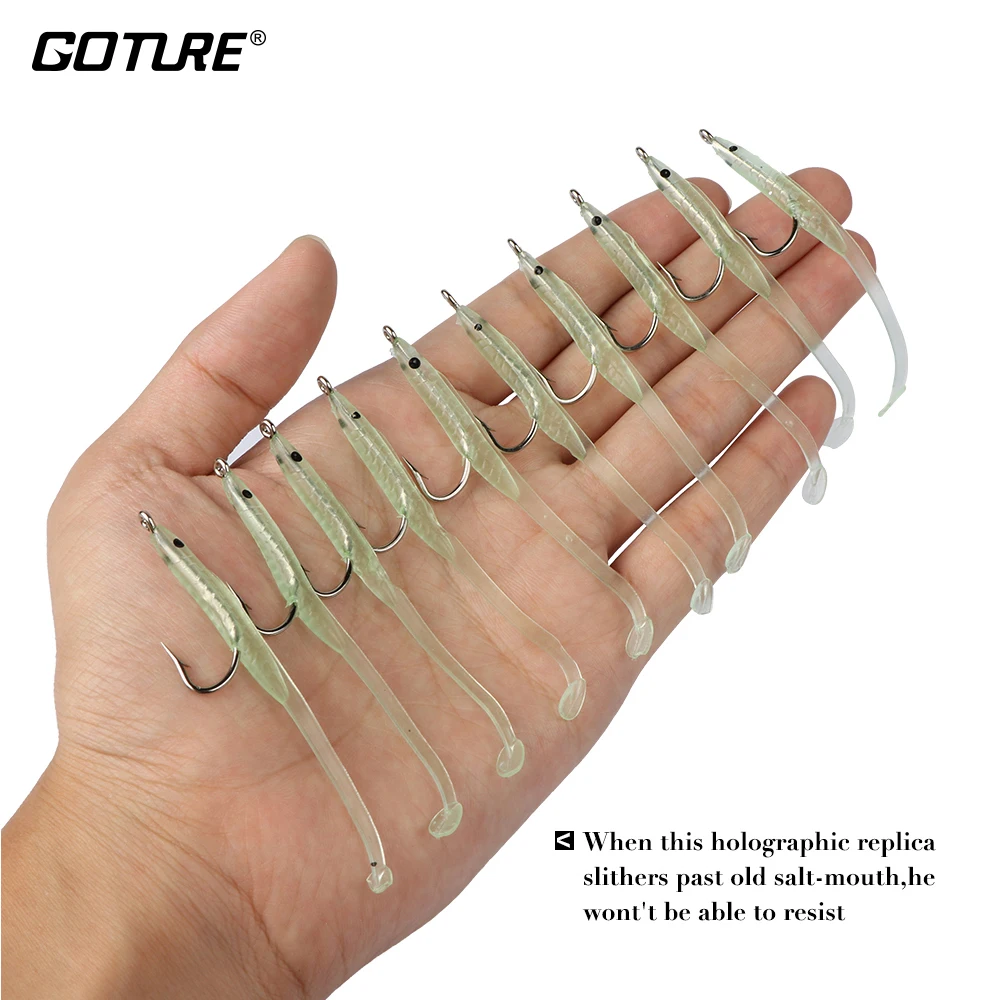 Мягкая рыболовная приманка Goture 20 шт./лот 7 см 1 0 г силиконовая см/1 набор
