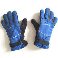 Outdoor Winter Glove Cycling Mitten Youth Snowboard Girls&Boys Thicken Luvas Warm Ski Gloves Windproof Motorcycle Palm Wide 10cm