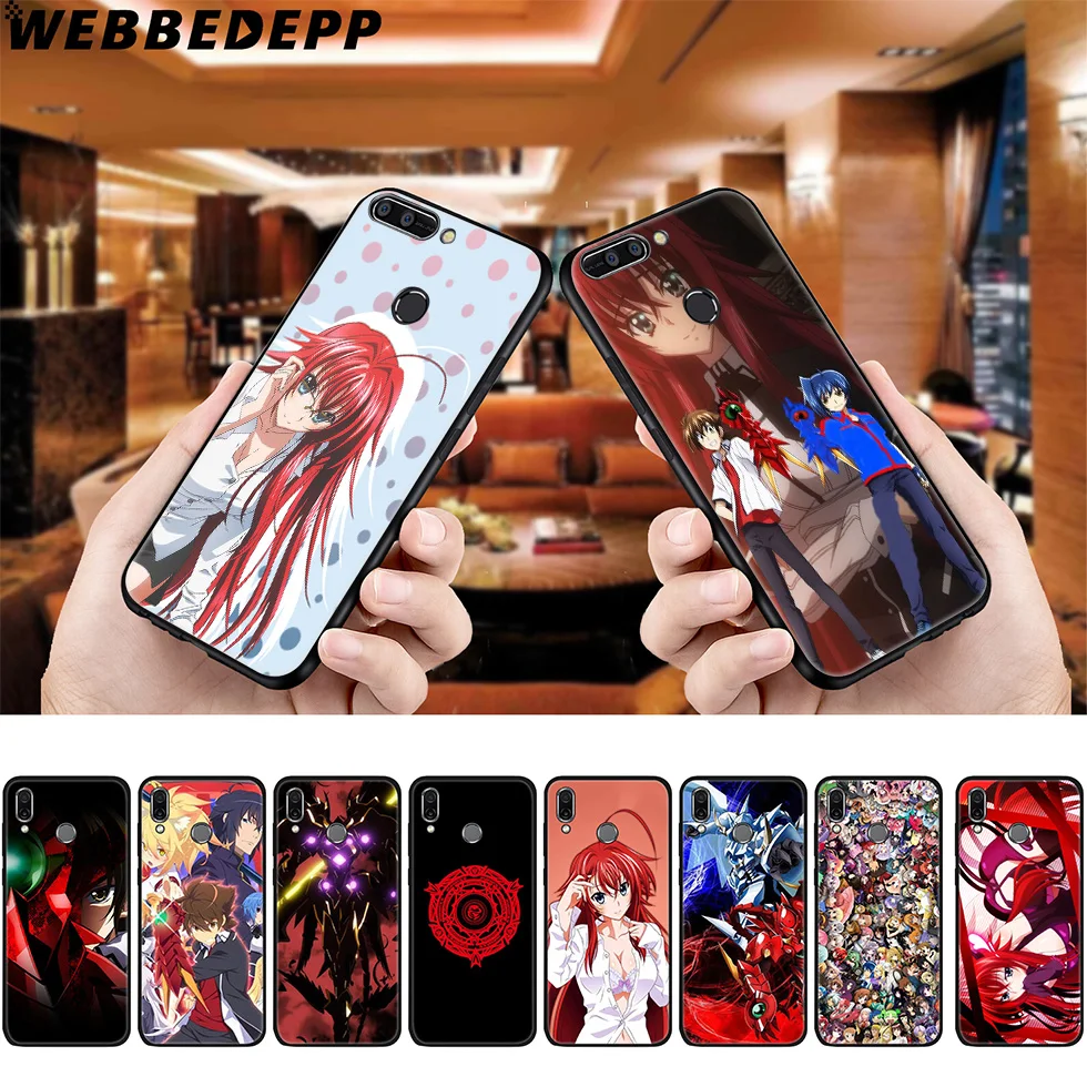 WEBBEDEPP мягкий чехол для средней школы DxD Huawei P8 P9 P10 P20 P30 Lite Pro P Smart Z Plus 2019 Y6 Prime 2018 2017 Mini