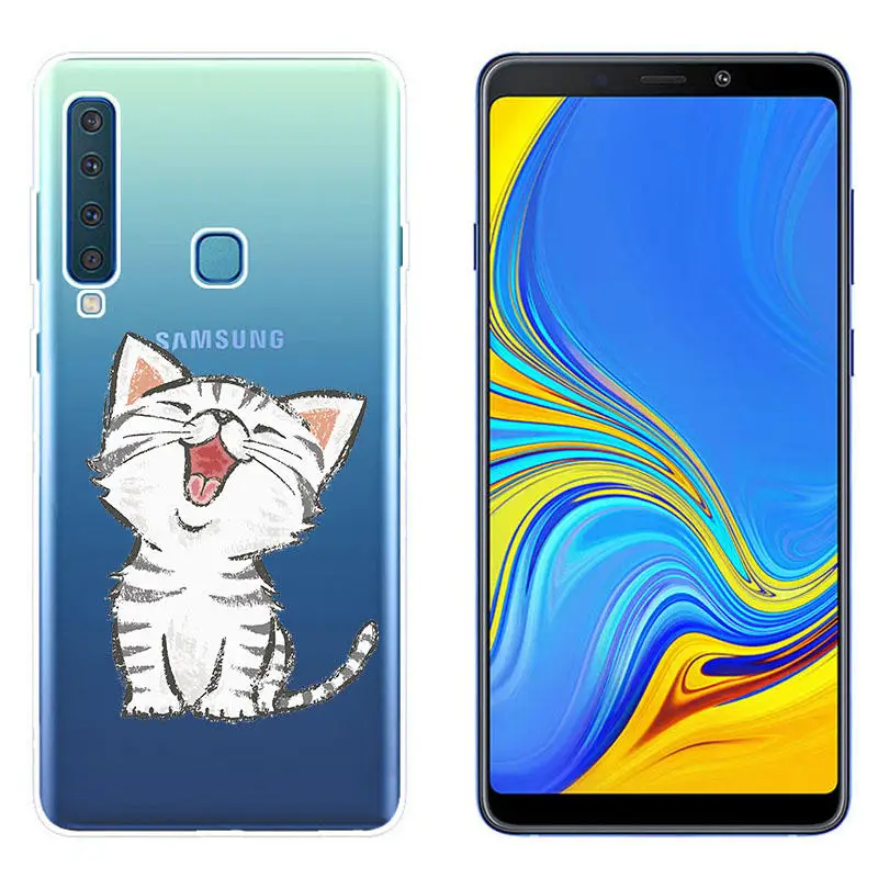 Arvin TPU Case for A750 A6 A8 2018 A520 Fundas Smart Back Phone Cover for A5 A7 A6 A8 Plus Samsung Galaxy A9 2018 Clear Silicong (4)