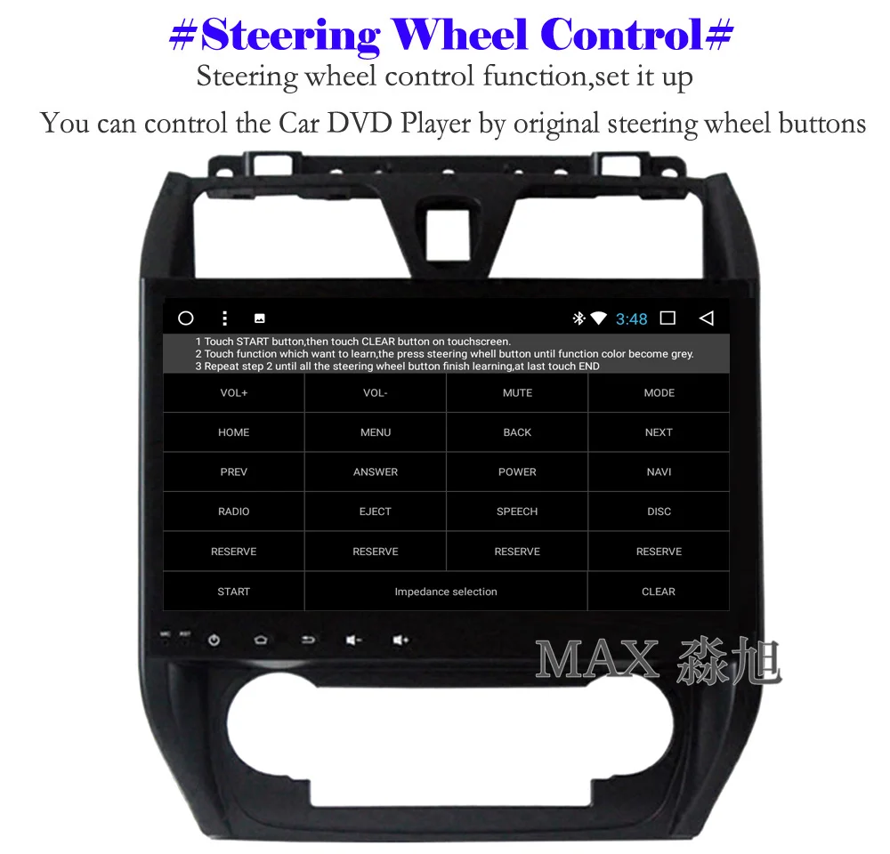 Top MAX Android 8.1.0 Car DVD Player For Geely Emgrand EC7 Car Radio RDS GPS Free Maps WiFi Bluetooth Call/Music 10