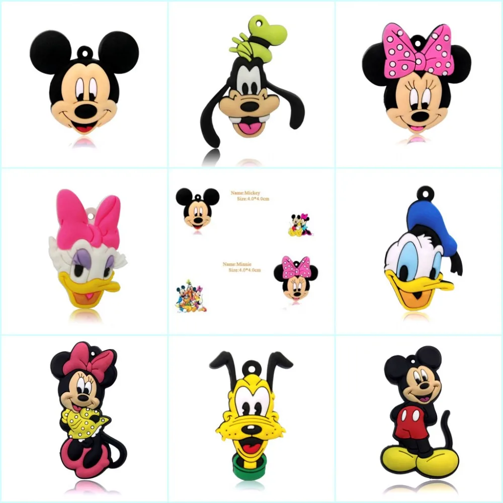 

50pieces Mickey Cartoon PVC 2CM Powerful Fridge Magnets Home Decor Souvenir Magnetic Stickers Refrigerator Magnet Party Favors