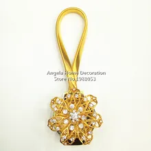 В стиль аксессуары для Шторы s украшения дома Шторы аксессуары клип магнитная застежка галстук Кристалл Сплав магниты# из 2 предметов