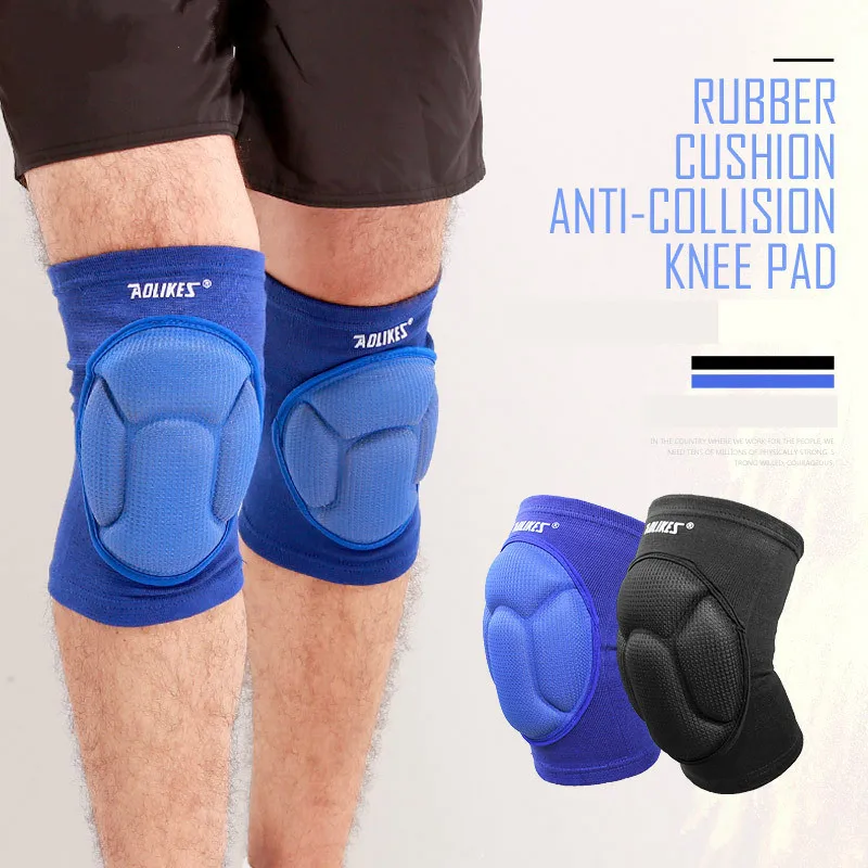 Утолщение Kneepad Футбол волейбол Экстремальные виды спорта наколенники Eblow Brace