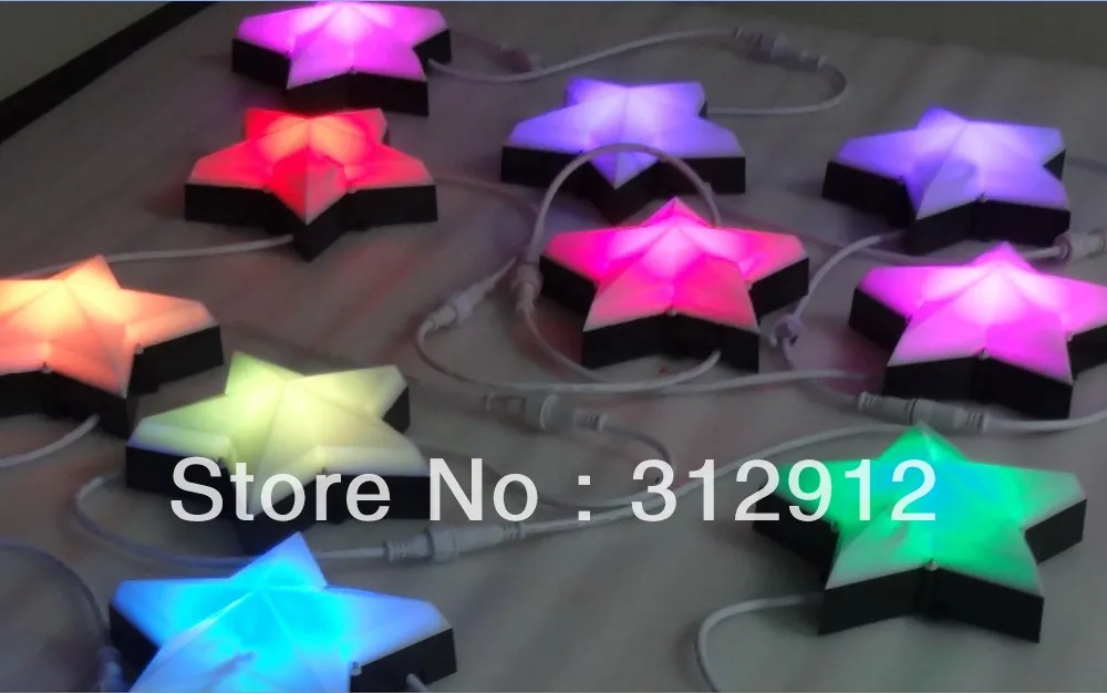 12В WS2801 звезда Тип пиксельный модуль 6 шт 5050 SMD rgb led внутри 1 44 Вт IP68 одна сторона 200