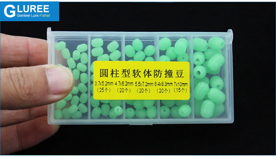 GLUREE-100PcsSet-Luminous-Beads-Set-Fishing-Space-Beads-PVC-Soft-Cylindrical-Floating-Green-Fishing-Tackel-Accessories_09