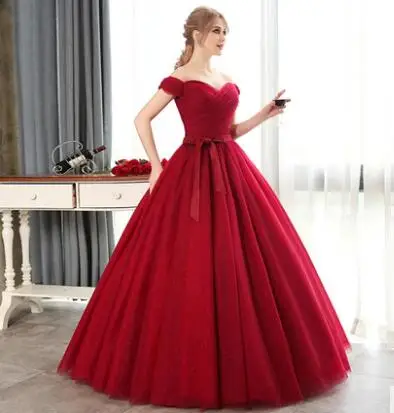 Red Black Gothic Wedding Gowns Ball Gown Wedding Dress 2019 Corset