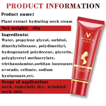 Hydrating Neck Cream Neck Cream Shea Butter Extract Reduce Double Chin Nourish Moisturizing Fade Fine