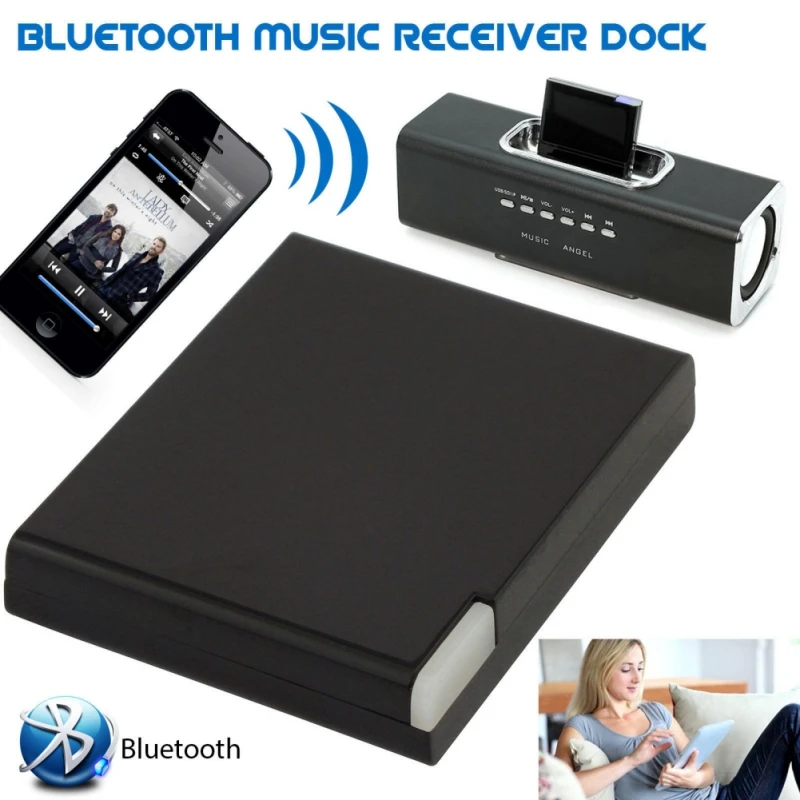 30Pin музыкальный аудио приемник для Bluetooth 2,1 EDR, 30 Pin портативный стерео адаптер Plug-and-play для смартфона. На дальние расстояния