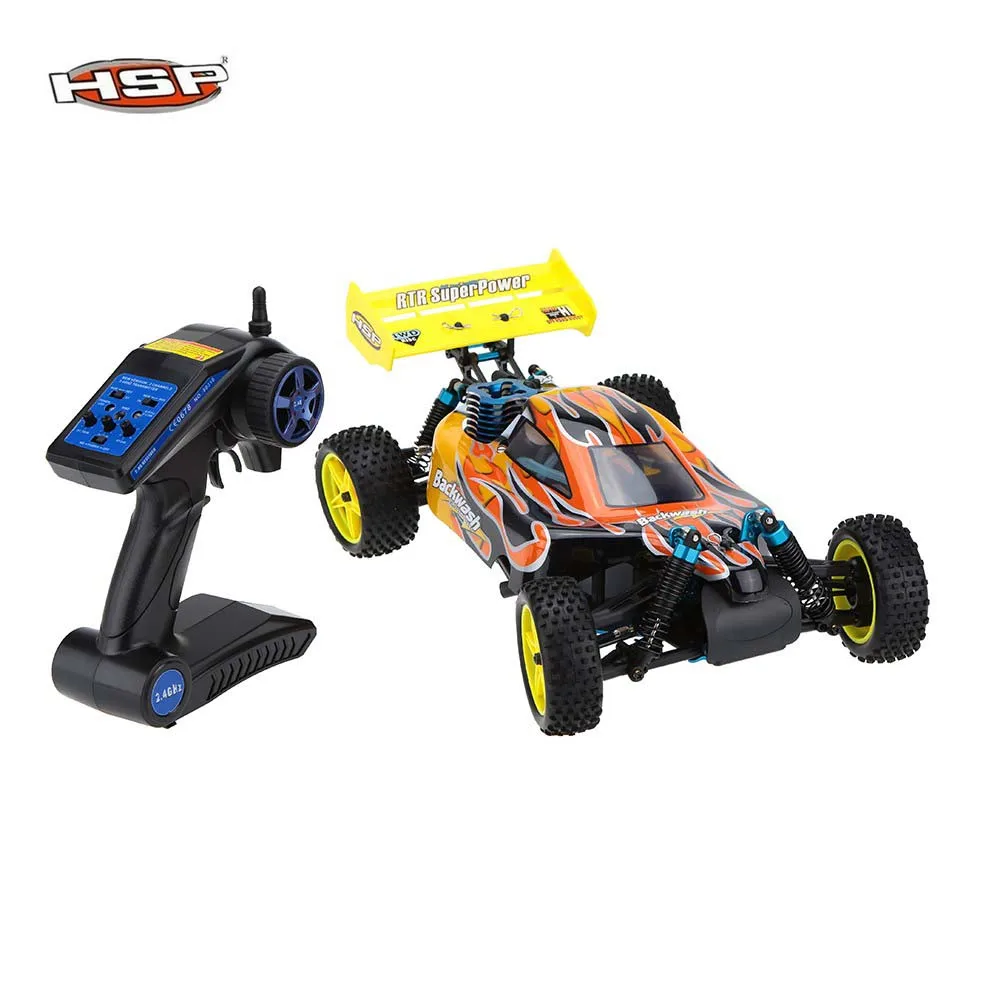 

SPECIAL PRICE 1/10th Scale HSP RC Nitro Power Off Road Buggy 4WD RC Hobby Cars 94166 With 18cxp Engine 2.4G Radio Control