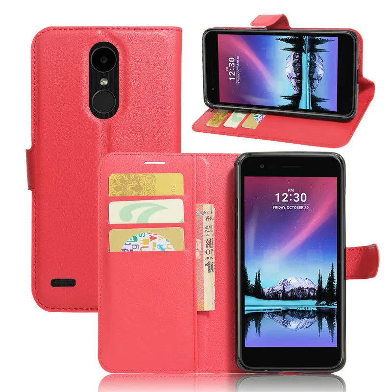 Кожаный чехол книжка с бумажником для LG K10 2017 X400 M250 M250N 5 3 дюйма телефона 2016 M2 K430 F670