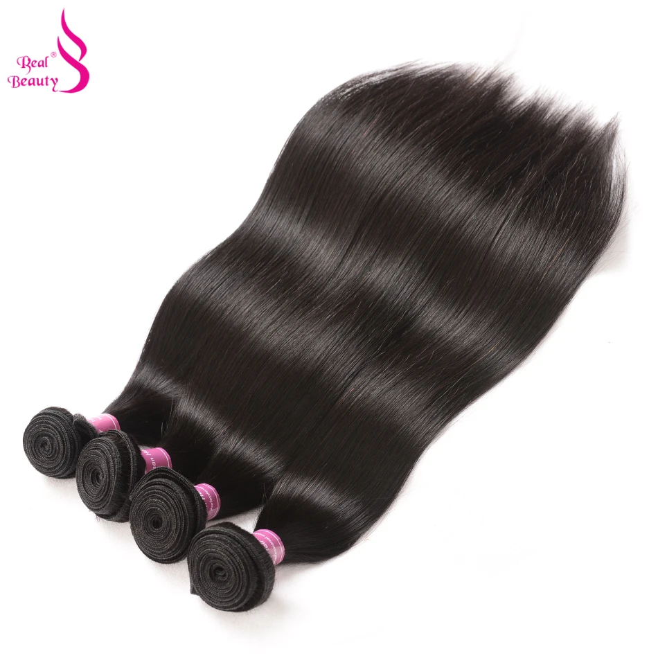 Brazilian Straight Hair 1 Piece Remy Human Hair Bundles Real Beauty Hair Weave 10-26Can Be Dyed (5)