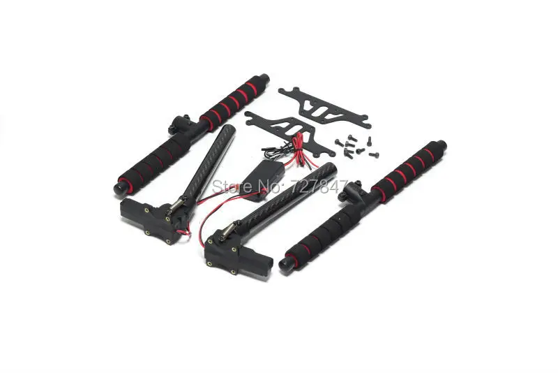 Electric Retractable Quick Install Landing Gear Skid Carbon For FPV DJI Phantom Vision 2 1