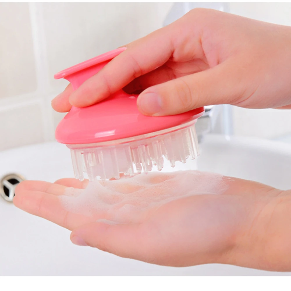 1 pcs Spa Slimming Massage Brush Shampoo Wide Tooth Comb Hair Washing Shower Scalp Soft Head | Красота и здоровье