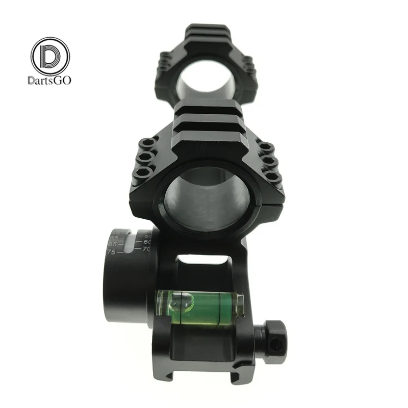 

DDartsGO Hunting Picatinny Dovetail Ring Rifle scope Mount Angle meter with Bubble Level 25.4mm / 30mm scopes Rings