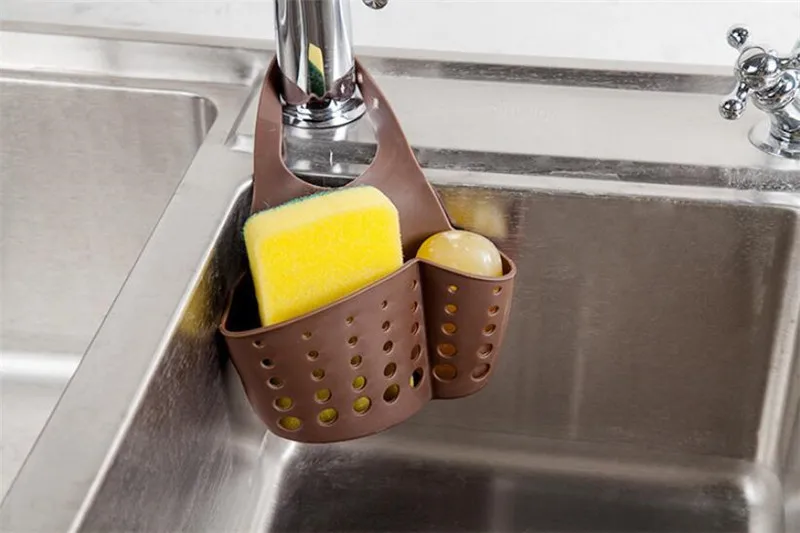 Multifunction sink drain basket storage kitchen accessory Portable Home Kitchen Hanging Drain Bag Basket Bath Storage Tools02