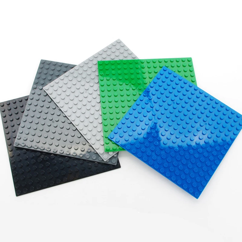 

16*16 Dots Base Plate for Small Bricks 5 Colors Baseplate Board DIY Building Blocks Toys For Children Compatible with