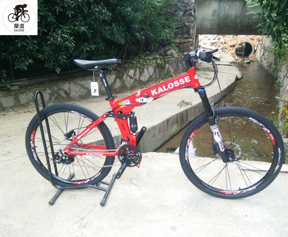 Top Kalosse Bike AVT   30 speed  26 inch air fork Hydraulic brakes  mountain bike  folding mountain bicycle 2