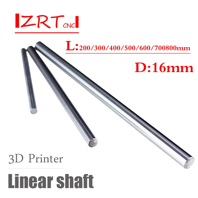 

WCS20 20mm linear shaft 100mm 200mm 300mm 400mm 450mm 500mm 600 chrome plated linear motion rail round rod shaft CNC parts SFC20