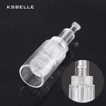 

50pcs/lot micro-needle cartridge replacement micro nano needles screw port tattoo needles for auto derma pen