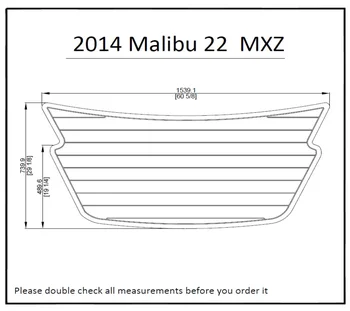 

2014 Malibu 22 MXZ Swim Platform Pad Boat EVA Teak Decking 1/4" 6mm