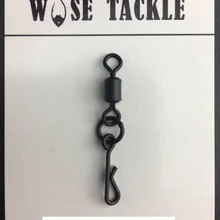 20 шт. X wise Tackle Kwik изменение Flexi поворотное кольцо с антибликовым покрытием цвет-Размер 4(размер 8 Великобритании)-Вертлюги для ловли карпа