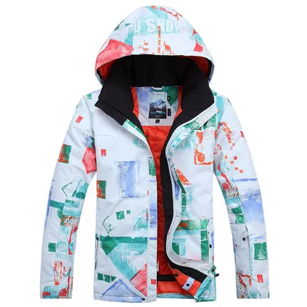 2018 Gsou зимний лыжный костюм Мужская Водонепроницаемая дышащая теплая лыжная