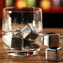 1 шт. камни для виски из нержавеющей стали многоразовые кубики льда виски ведро водка охладитель пива, вина бар KTV держатель охладитель инструмент