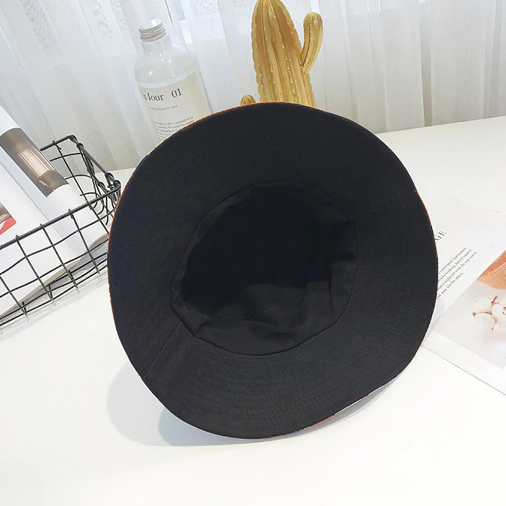 Sun Hats For Men Women Printing Double-sided Wearing Visor Travel Folding Basin fishing Hat Summer Chapeau Femme Gorra Hombre