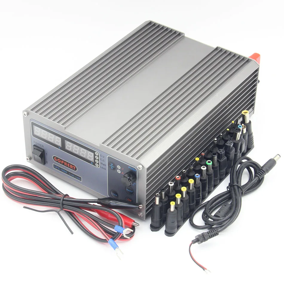 GOPHERT CPS-1660 16V 60A Цифровой Регулируемый источник питания постоянного тока импульсный источник питания(220Vac EU US