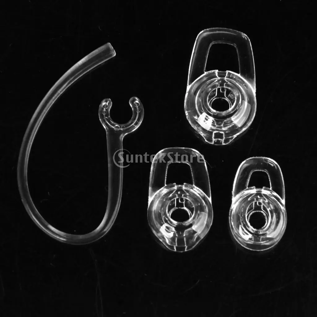 1PCS Earloop & 3PCS Earbuds for Plantronics M100 Bluetooth Headset