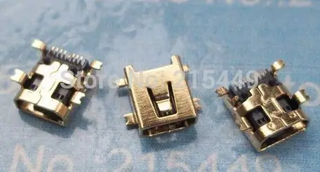 100 шт. мини 8Pin USB гнездовой разъем используется для многих мобильных телефонов SMT