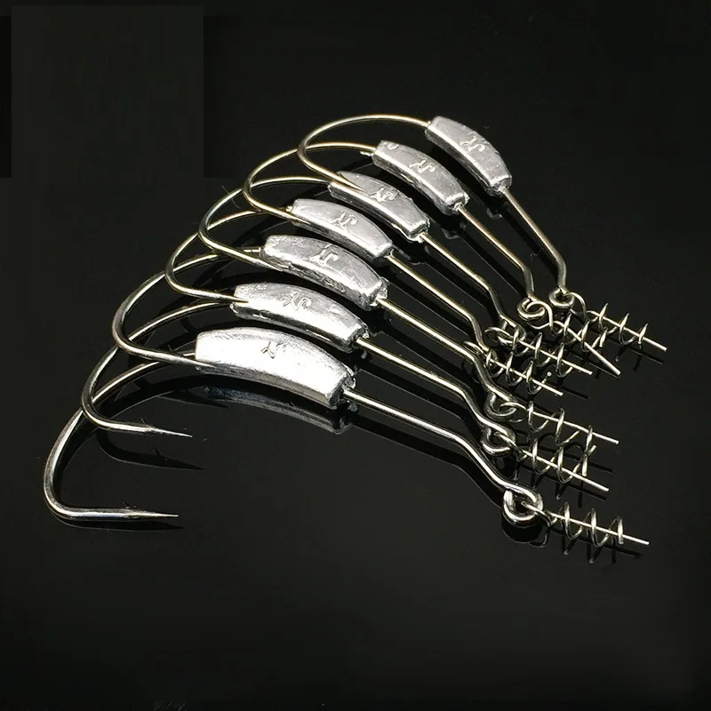 2 шт./лот Lead Jig Head с бородкой и свинцовый крючок 2g 2.5g 3g функцией 5g 7g офсетная печать