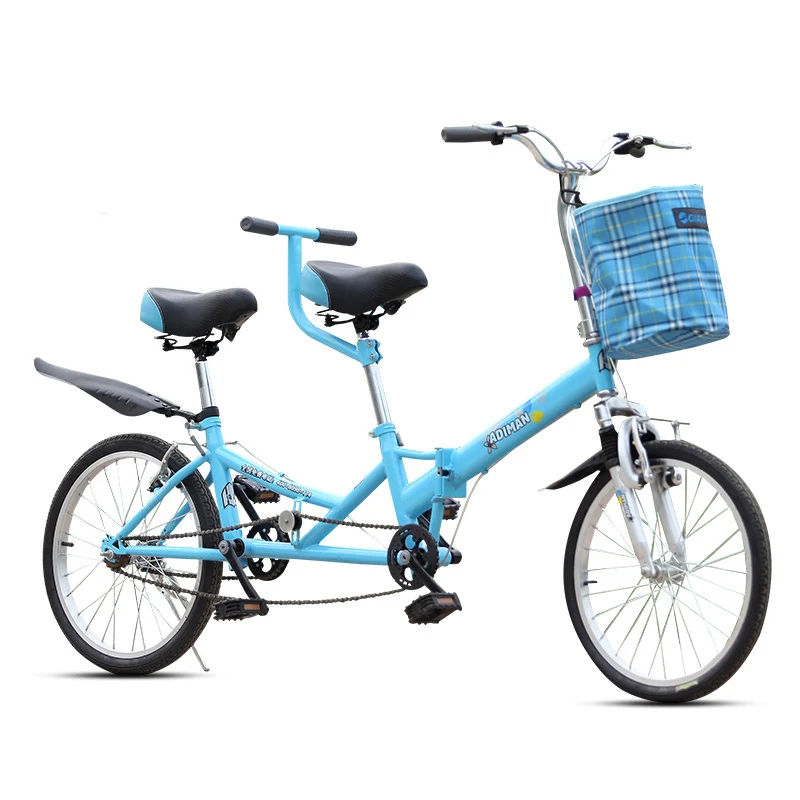 Nuovo arrivo 20 pollice bicicletta pieghevole a Doppio Azionamento tandem  amanti della bicicletta auto|bicycle stand|bicycle powered carcar duster -  AliExpress