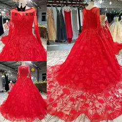 Vestido de festa трапециевидной формы с круглым вырезом Цветы Тюль Кружево винтажные вечерние платья индивидуальный заказ банкетные платья