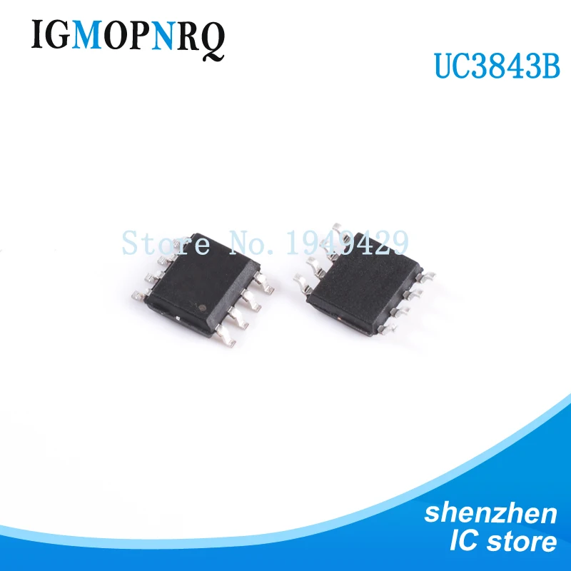 

New Original 5PCS/Lot UC3843B UC3843 3843 SMD Chip SOP8 Wholesale Electronic